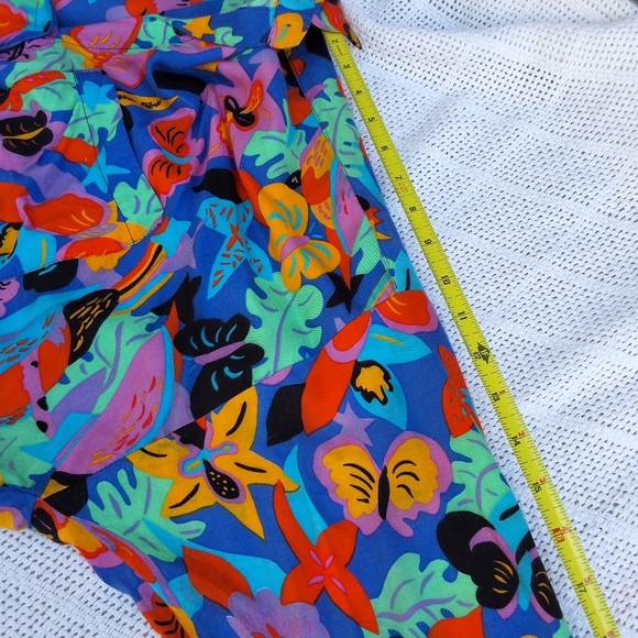 Vintage Rare Art to Wear by Ken Done Abstract button down OSFM - Picture 5 of 11